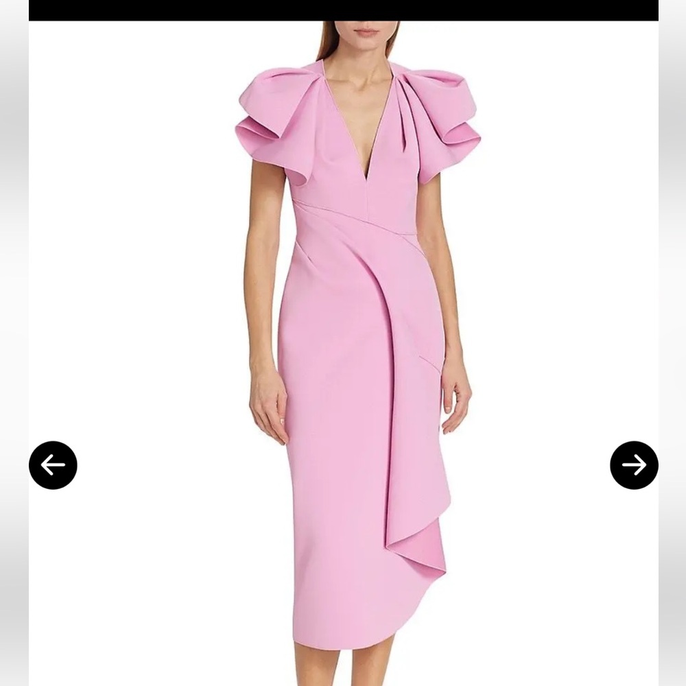 Acler Pink Midi Dress